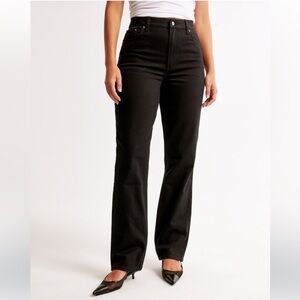 ultra high rise 90s straight jean curve love